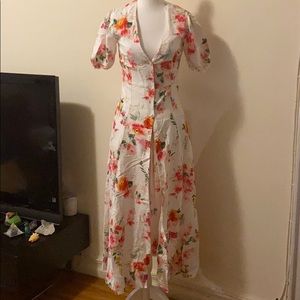 Zara linen maxi dress